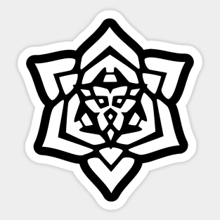 daffodil | kaleidoscope art Sticker